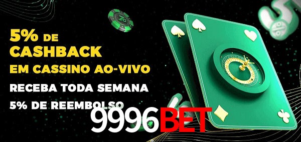Promoções do cassino ao Vivo 9996bet